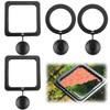 4 Pieces Fish Tank Feeder Feeder Ring Fish Tank Feeder