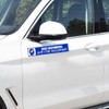 Trendsslabels Autistic Occupant Car Sticker, 4 Pcs, Blue, Vinyl, 5x1