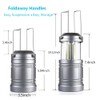 2Pcs Camping Lantern Military Tac Light Lantern with Magnetic Base