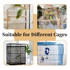 Daoeny 2PCS Bird Cage Seed Catcher, Large Bird Cage Cover,