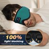 LC-dolida Bluetooth Sleep Mask with Headphones, Upgraded 3D Bluetooth Sleep