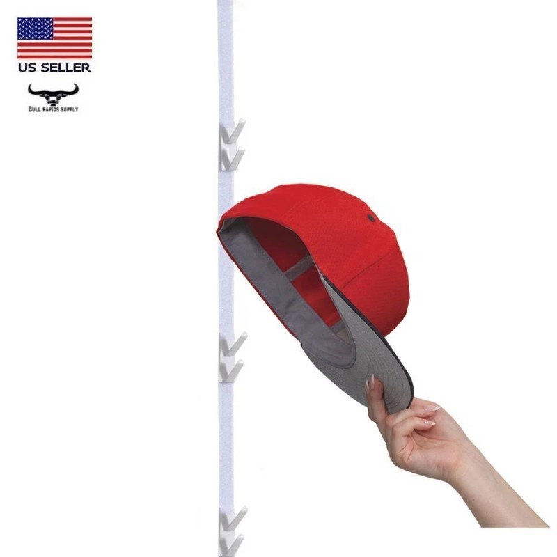 Jokari 2 Pack Over-the-Door Adjustable Cap Caddy Hat Rack Organizer