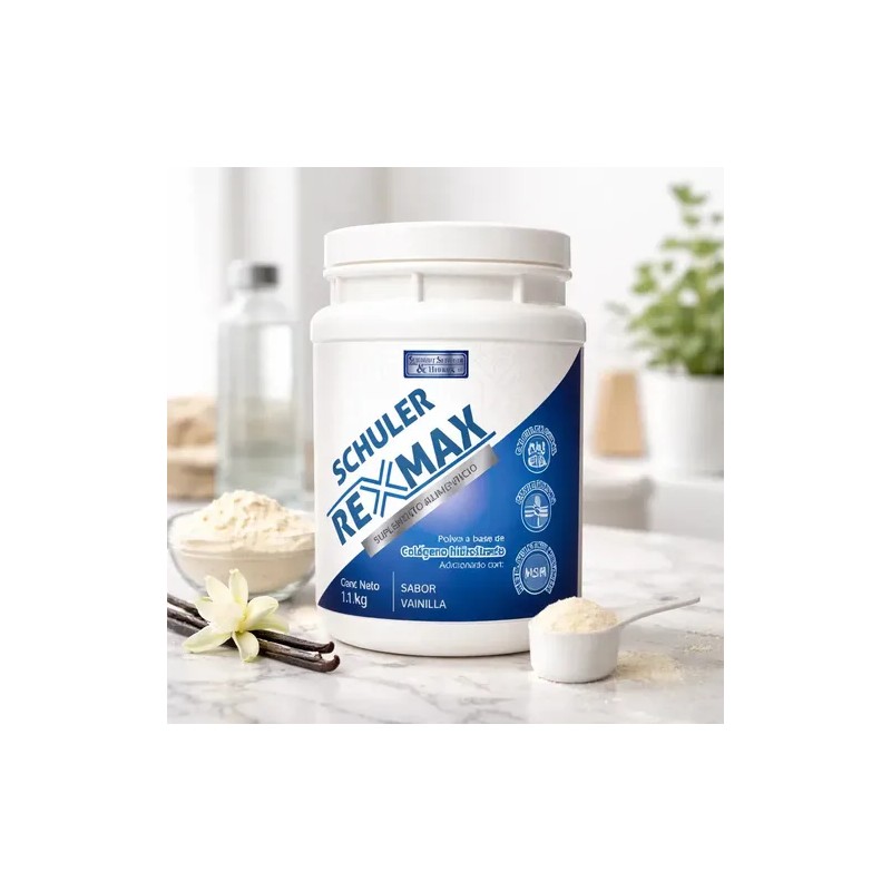 Schuler Rexmax Colageno,glucosamina,calcio Saborvainilla Vainilla