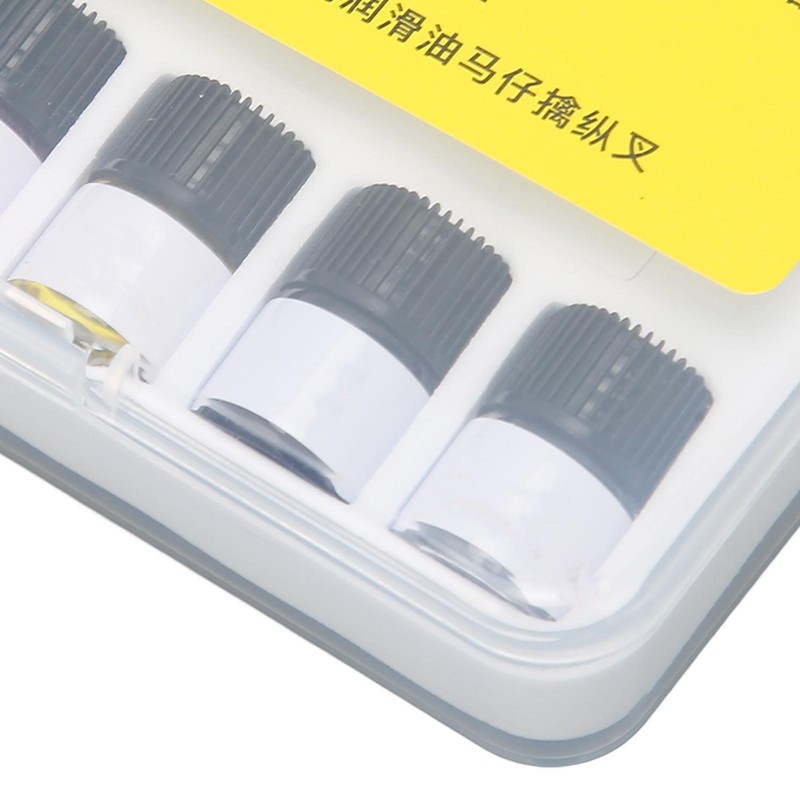 Ejoyous Watch Oil Kit, 5PCS Watch Synthetic Lubricating Oil, Smooth