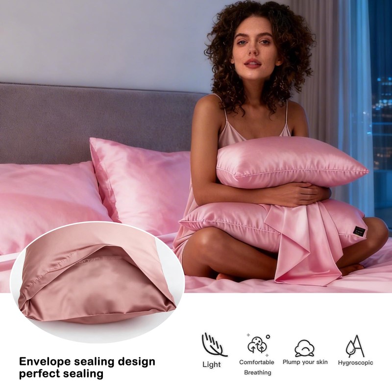 3Pcs Satin Eye Mask Silky Sleep Masks Pillowcase Similar to