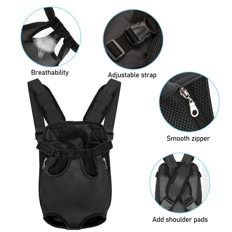 Dog Carrier Cat Backpack, Adjustable Pet Backpack, Foldable Pet Backpack