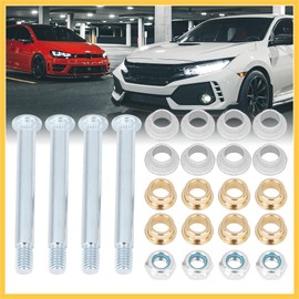 REPAIROCK 1 Set Door Hinge Bushing Liners Replacement for Lincoln Town Car 1982-2011 Auto Replacement Parts