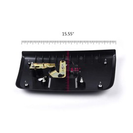 G-PLUS Tailgate Handle with Bezel Keyhole Replacement for 2001-2004 Nissan Frontier Textured Black Lift Gate Rear Outside Latch Replacement 906069Z400, 906068Z400