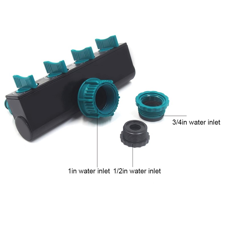 Faucet Splitter,Garden Hose Connector,DN20 DN25 FNPT 4 Way Garden Hose