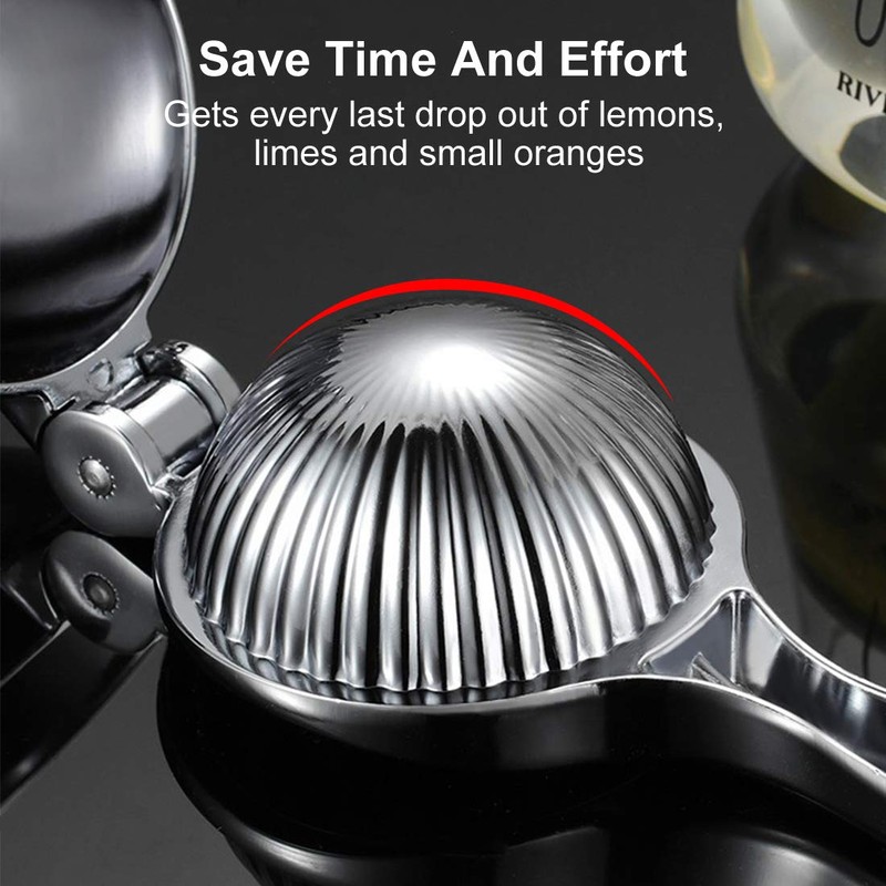 Beeyoka Lemon Squeezer Stainless Steel,Premium Manual Fruit Juicer with Heavy