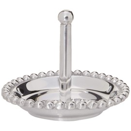 MARIPOSA Beaded Ring Dish New, Silver