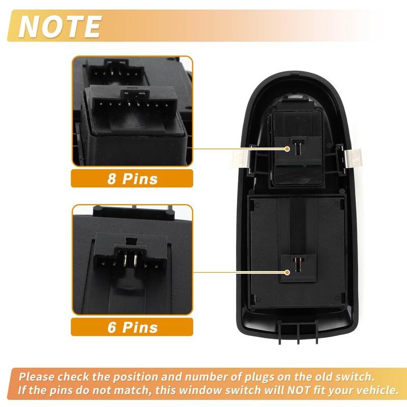 A ABSOPRO Front Left Driver Side Power Window Switch for