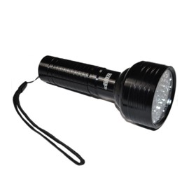 HQRP Powerful 68 LEDs Flashlight Blacklight 390-395nm for Pet & Pest Stains, Rodent Detection, Hunting, Animal Blood Tracking