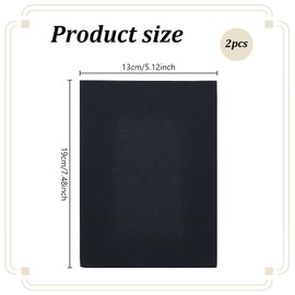 WEBEEDY 2 Pcs Accordion Sketchbook Watercolour Hardback Concertina Fold Paper Travel Journal Sketchbook for Painting Art Creations DIY Scrapbooking Anniversary Graduation Gift,300 GSM,7.5x5.1Inch