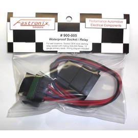 Fastronix 50/30 Amp Weatherproof Automotive Relay and Socket Kit