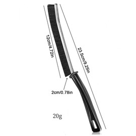 Fugenbürste, Reinigungsbürste, Fugenreiniger, 8 Stück Hartborsten Eckenreinigungsbürste, Reinigungsbürste Geeignet für Küche Haus Toilette Fenster Fahrzeug Wasserhähne Fugen(Schwarz)