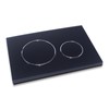 Black Dual-Flush Actuator Plate for Geberit Concealed Cisterns Compatible with
