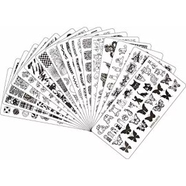 VNC Set De 21 Placas De Estampado De Uñas Vnc 16 Placas 2