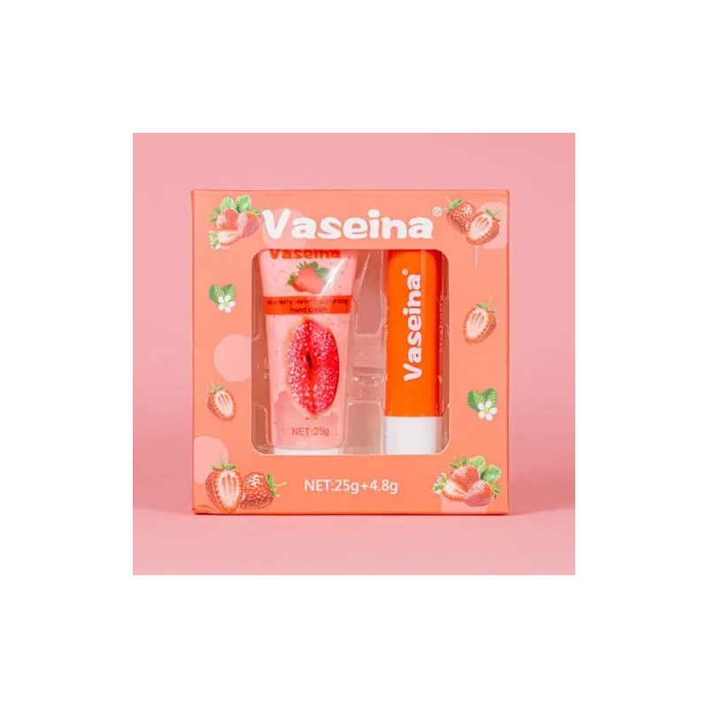Balsamo Para Labios Hidratante Vaselina + Exfoliante 6 Duos
