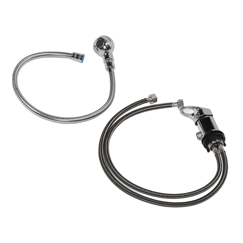 Shampoo Bowl Faucet Rust Resistant 70cm Hose Zinc Alloy Structure