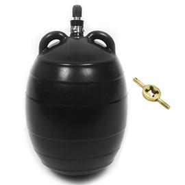 4 Inch Inflatable Pipe Plug, Water Shut Off Airbag for Drain & Sewer Lines - Reusable Rubber Test Ball, Temporary Water Blocker for Pipe Repair, Closed Water Testing & Maintenance