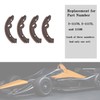 Brake Shoe Set 2 WD Both Wheels Replacement for Chuck