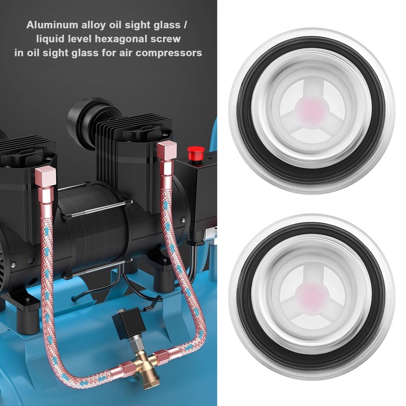 Be In Your Mind 4pcs 3/8 Air Compressor Oil Level