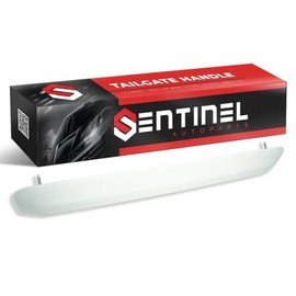 S Sentinel Parts Liftgate Tailgate Hatch Garnish Door Handle Compatible with 2004-2006 Scion xB Replaces # 76801-52131, 76811-52122 (White)