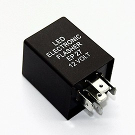 Relay EP 27-12V - Flasher Indicator Signal Indicator Relay LED 5-Pin EP27 12 Volt