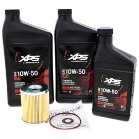 Can-Am New OEM 4T 10W-50 Synthetic Blend Oil Change Kit Rotax 500 V-Twin 9779252