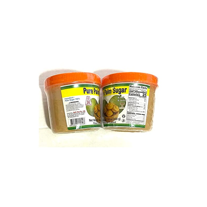 JHC 100% Pure Palm Sugar 14 oz. Product of Thailand