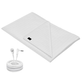 Grounding Crib Sheets, Grounding Bed Sheets with 15ft Grounding Cord for Better Sleep 27x52 Inch