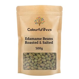 Edamame Beans Roasted & Salted 500g by Colourful Trees