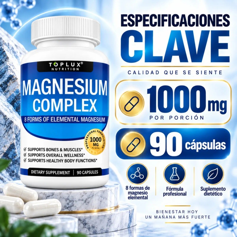 Complejo Magnesio Nutrición Avanzada Diaria