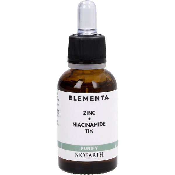 Bioearth ELEMENTA PURIFY Zinc + Niacinamide 11%, 30 ml