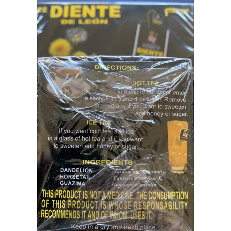 Azteca Te diente de leon 2 Pack 50 Tea Bags