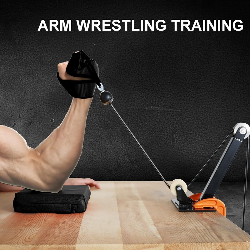 Arm Wrestling Training Strap Belt Hand Grip Arm Finger Forearm