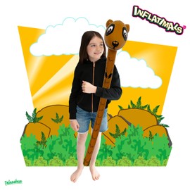 Inflatimals - Meerkat from Deluxebase. Giant Inflatable Cute Animal Blow Up Toy. Perfect inflatable party gifts or party decorations for kids