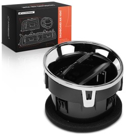 A-Premium Dashboard AC Heater Air Duct Vent Louvre Compatible with Ford F-150 F150 2009-2014, Front Driver or Passenger Side, Black