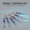 6Pcs Spiral Tap Drill Multifunctional HighSpeed Steel Hex Shank Drill