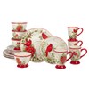 Certified International Winter's Medley 16 pc Dinnerware Set, Service for