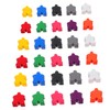 POPETPOP 100pcs Game Tokens Sorting Wooden Maple Token Counting Chess