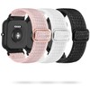 3 Pack Stretchy Nylon Watch Bands Compatible IDW13,IDW16,IDW19 Smartwatch Bands,