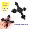 Tomato Palace Drill Chuck Key 4-In-1 Universal Drill Chuck Key