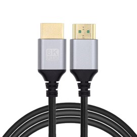 CY 8K Cable HDMI 2.1 Ultra Thin HDTV Cable 8K 4K Hyper Super Flexible Slim Cord High Speed Type-A Male to Male for Computer HDTV 300 cm