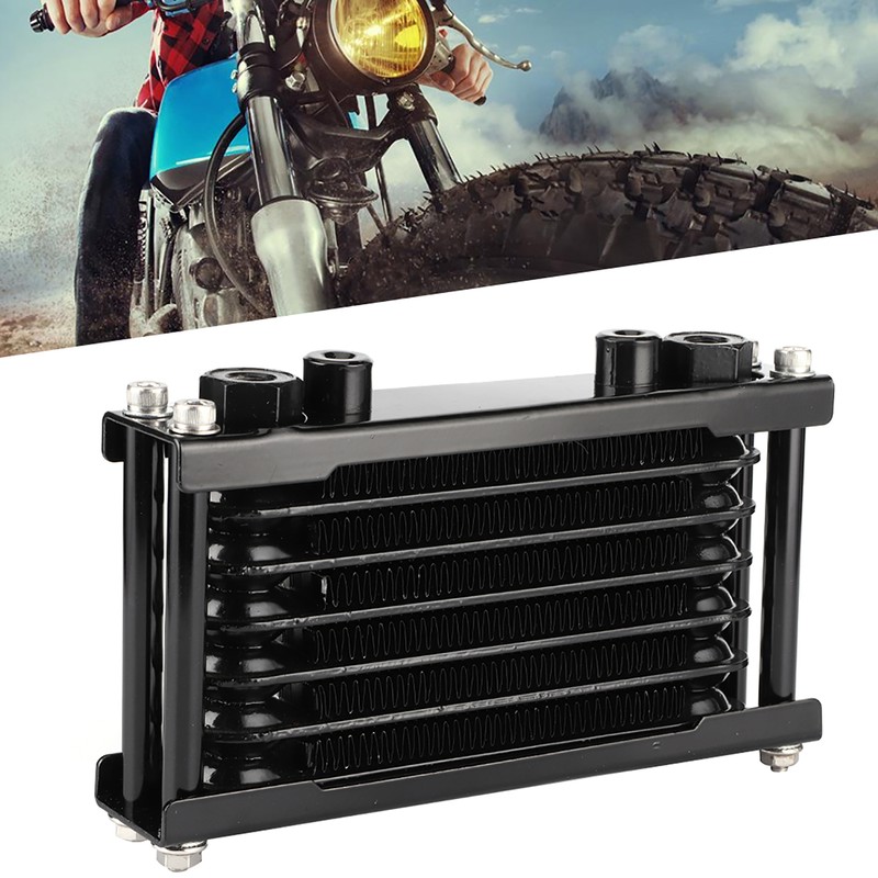 Engine Oil Cooler Universal Cooling Radiator Fit for Monkey Car