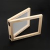 LUTER 5 Pieces Wooden Paper Making Frames and Mesh for