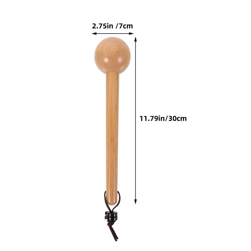 Sosoport 2Pcs Wooden Glove Mallet for Baseball Softball Durable Hammer