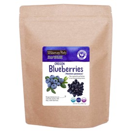 Wilderness Poets Oregon Blueberries (Sweetened with Apples) - Whole, Dried, Fruit - 2 Pound (32 Ounce)