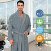 TowelSelections Mens Shawl Robe, Luxury Soft Cotton Bathrobe, Terry Cloth